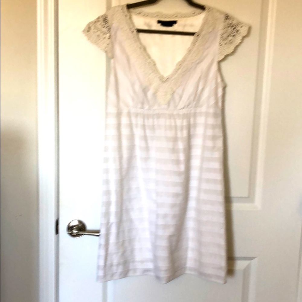 BCBG Max Azia Cotton Lace Dress